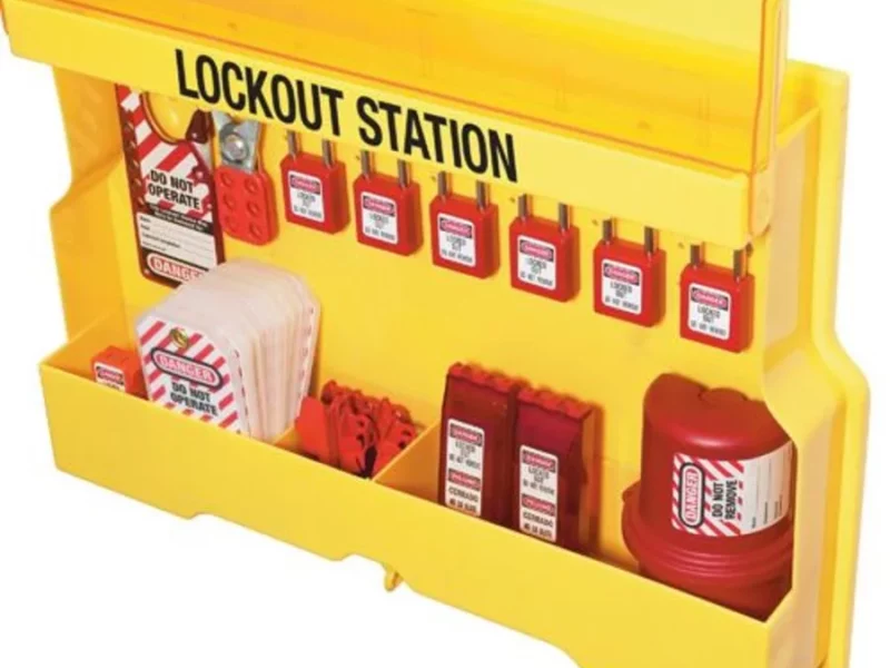 Lockout stations en hangslotstations